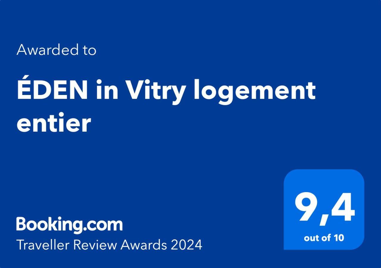 Eden In Vitry Logement Entier 외부 사진